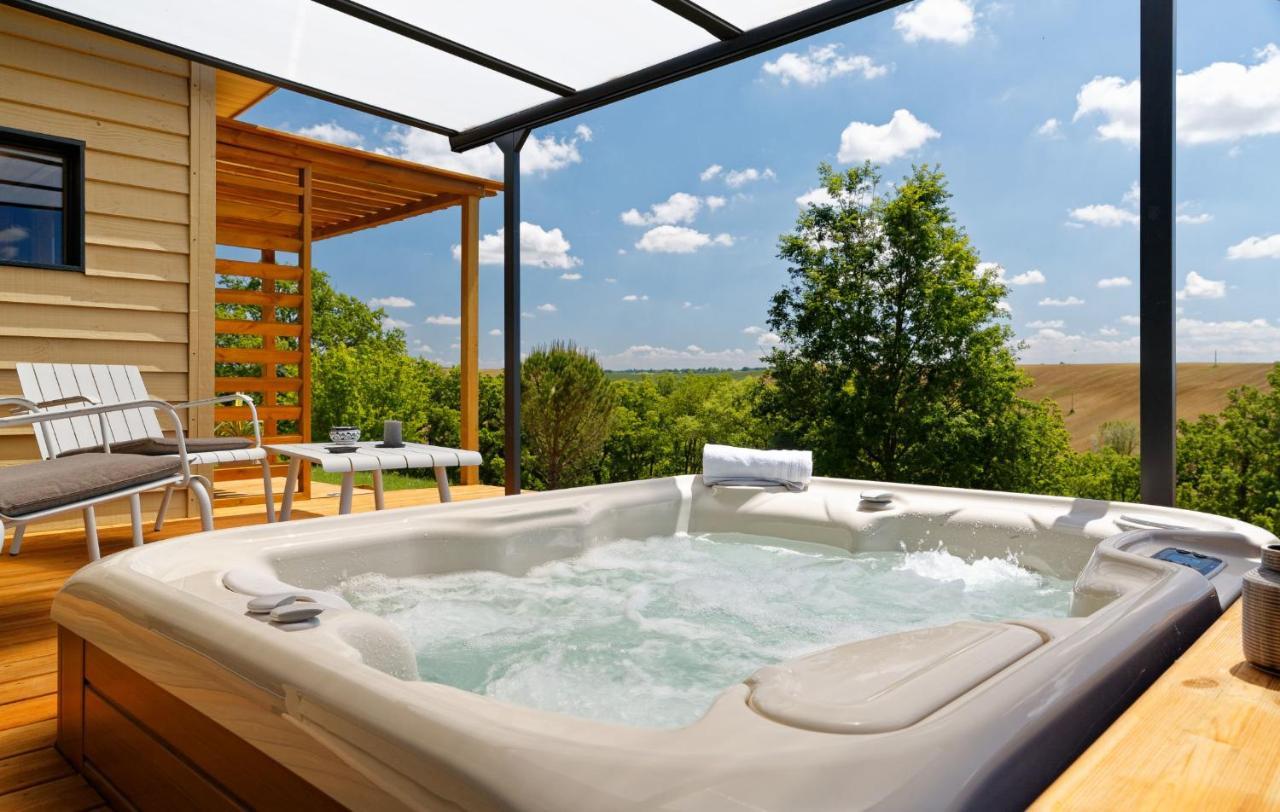 Chambre D'Hotes De Charme A La Maison Bleue Savignac-Mona エクステリア 写真
